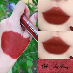 Son Kem Lì Melly Đỏ Cháy - Son Dưỡng Thiên Nhiên Siêu Mịn, An Toàn Cho Mẹ Bầu & Mẹ Bỉm, Giữ Ẩm Lâu Trôi, Không Chì
