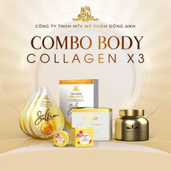 Kem Body Kích Trắng Tắm Trắng Collagen X3 Đông Anh - Dưỡng Trắng Da SPF 45+++ Hiệu Quả Nhanh, Saffron Giúp Trẻ Hóa Da
