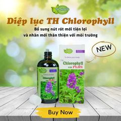 Nước Diệp Lục TH-Chlorophyll Uie Plus 500ml - Thanh Lọc Cơ Thể, Hỗ Trợ Miễn Dịch, Giải Độc Gan, Tăng Cường Sức Khỏe