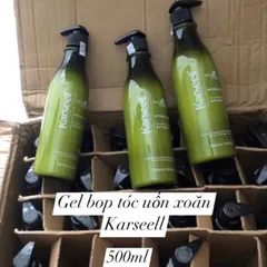 Kem Tạo Kiểu Tóc Xoăn Karseell 500ml - Gel Bóp Xoăn Tạo Sóng, Giữ Nếp, Chống Hư Tổn, Phù Hợp Mọi Loại Tóc