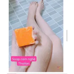 Xà Bông Cam Nghệ Thái Lan - Xà Phòng Tự Nhiên Dưỡng Da, Sáng Da, Thích Hợp Mọi Loại Da, Hàng Chính Hãng 65gr