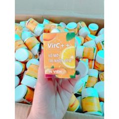 Viên Xổ Mỡ VitC - Giảm Mỡ Bụng, Hỗ Trợ Giảm Cân Tự Nhiên, Hộp 14 Viên, Detox Làm Sạch Cơ Thể, Hiệu Quả Sau 1 Liệu Trình