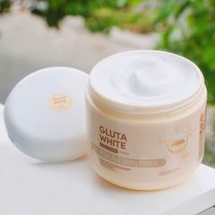 Kem Ủ Trắng Da Gluta White Thái Lan 600gr - Làm Trắng Da Mặt Và Body, Không Bết Dính, Siêu Thấm, Hàng Chính Hãng