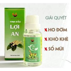 Tinh Dầu Bôi Lợi An - Hỗ Trợ Ngạt Mũi, Sổ Mũi Cho Trẻ Sơ Sinh, 100% Thảo Dược Thiên Nhiên - Quà Tặng Dành Cho Bé