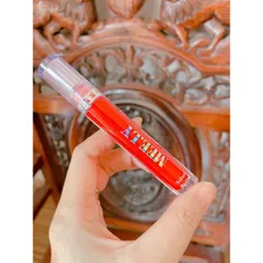Son Kem Lì Melly Supper Matte Thiên Nhiên Màu Đỏ Cam - Không Chì, Chống Lem, Dưỡng Môi, 12 Giờ Bền Màu