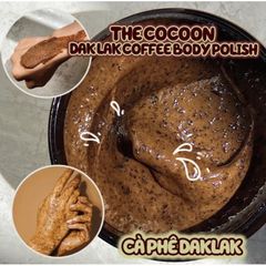 Tẩy Da Chết Toàn Thân Cà Phê Đắk Lắk CooCoon - Sản Phẩm 100% Thiên Nhiên Giúp Da Mịn Màng và Rạng Rỡ 200g