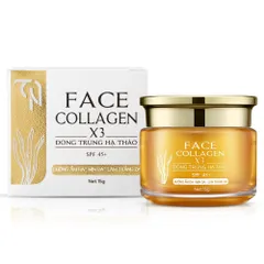 Combo 2 Kem Face Collagen X3 Chính Hãng - Dưỡng Trắng Da, Mờ Thâm Nám, Chống Nắng SPF 45 từ Mỹ Phẩm Đông Anh