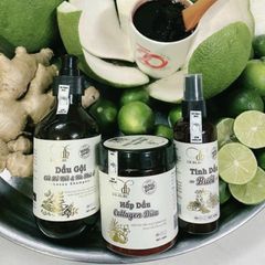 Combo 3 Chai Dầu Gội và Dầu Xả Bồ Kết Hà Thủ Ô, Xịt Dưỡng Tóc Dr DIHI - Hỗ Trợ Mọc Tóc, Giảm Rụng Tóc, Tóc Dài Nhanh Chóng