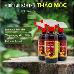 Nước Lau Bàn Thờ 300ml - Sản Phẩm Làm Sạch Và Tẩy Uế Thu Hút Tài Lộc Được Chiết Xuất Từ Thảo Dược Tự Nhiên
