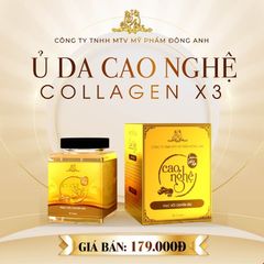Cao Nghệ Phục Hồi Chuyên Sâu Collagen X3 - Kem Dưỡng Sáng Da, Chống Lão Hoá, Làn Da Mịn Màng, Mỹ Phẩm Đông Anh
