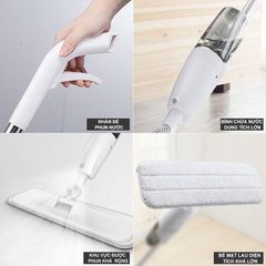 Cây Lau Nhà Phun Nước Deerma TB500 - 3 Trong 1 Tiện Ích Lau Sàn, Phun Nước, Quét Rác - Thiết Kế Thông Minh, Góc Xoay 360 Độ