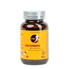 Viên Nhân Sâm CND GINSENG Gold - Thực Phẩm Bảo Vệ Sức Khỏe Hỗ Trợ Năng Lượng & Giấc Ngủ - 60 Viên Canada