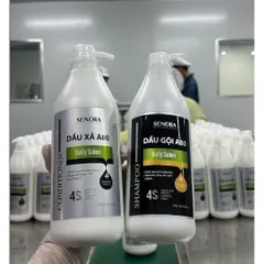 Cặp gội xả A80 SENORA 2000ml - Giảm rụng tóc, sạch gàu ngứa, mềm mượt, hỗ trợ mọc tóc khỏe mạnh tự nhiên cho salon và spa