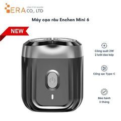 Máy Cạo Râu Enchen Mini 6 Nhỏ Gọn, Lưỡi Dao Sắc Bén, Sạc Type-C, Chống Nước IPX6 - Tiện Dụng Cho Du Lịch và Công Tác