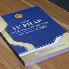 Luật Tư pháp Người Chưa Thành Niên 2025 - Sách Hướng Dẫn Quy Định Hình Sự và Thủ Tục Tố Tụng Đối Với Người Dưới 18 Tuổi