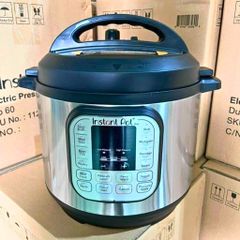 Nồi Áp Suất Điện Instant Pot Duo V5 5.7L Đa Năng - 7 Chế Độ Nấu, Giữ Ấm 10 Giờ, Lòng Inox 3 Lớp, Thiết Kế An Toàn, Nhập Khẩu Đức