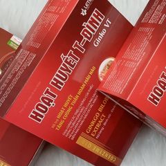Viên uống Hoạt Huyết T-Đình 60 viên - Tăng cường tuần hoàn não, cải thiện trí nhớ, giảm đau đầu và hoa mắt cho người lớn tuổi