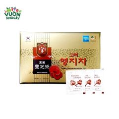 Trà Linh Chi Insam - Nấm Linh Chi Tự Nhiên Cho Sức Khỏe - Hỗ Trợ Tăng Cường Sức Đề Kháng - Hạn Sử Dụng 6/2028