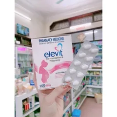  Vitamin Bầu Úc Tổng Hợp ELEVIT 100 Viên - Vitamin & Thực phẩm bổ sung cho mẹ