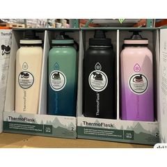 Bình giữ nhiệt Thermoflask Thép Không Gỉ 40oz - Thiết Kế Chắc Chắn, Giữ Nhiệt Lạnh 24h, Nóng 12h - Phù Hợp Cho Cafe và Nước Đá
