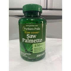 [Date 9/2028]Hỗ trợ đường tiết niệu và tuyến tiền liệt Saw Palmetto 450 mg Puritan’s Pride