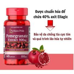Viên uống chống nắng Pomegranate Extract 250mg Puritan's Pride
