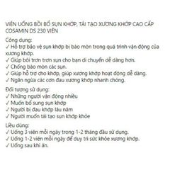 [Date 2028] Viên uống bổ sụn khớp COSAMIN DS - Shop Song Vy