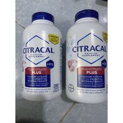 [Date 2027] Viên uống bổ sung canxi citrate CITRACAL Maximum Calcium Citrate