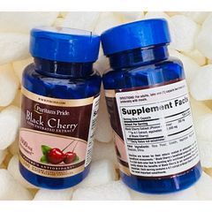 VIÊN UỐNG HỖ TRỢ BỆNH G OUT PURITAN'S PRIDE BLACK CHERRY CONCENTRATED EXTRACT 1000 MG, 100 VIÊN