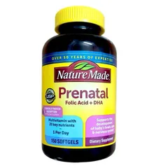 [Date 2026] Vitamin tổng hợp Bầu Mỹ, Bổ Não & Mắt Thai Nhi, 150 Viên.