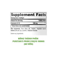 Viên Uống Hỗ Trợ Tim Mạch Puritan’s Pride Q-SORB COQ 10 100mg - Shop Song Vy