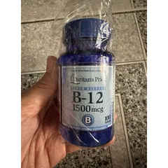 Viên uống Bổ Máu, Ngừa Chóng Mặt, Tăng Cường Trí Não Vitamin B12 Puritan's Pride_Shopsongvy