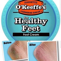 Kem Dưỡng Gót Chân O'Keeffe's Healthy Feet 85g - Giải Pháp Đặc Trị Da Khô Nứt Nẻ, Cung Cấp Độ Ẩm Lâu Dài, Chăm Sóc Bàn Chân Khỏe Mạnh