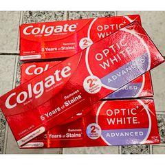 Kem đánh răng Colgate Optic White Advanced White Mỹ