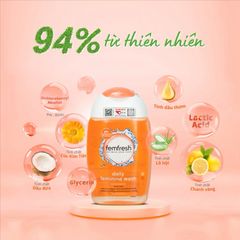 Dung Dịch Vệ Sinh Phụ Nữ Cao Cấp Femfresh 250ml - Gel Tự Nhiên Kháng Khuẩn, Sạch Sẽ, Thoải Mái Hàng Ngày