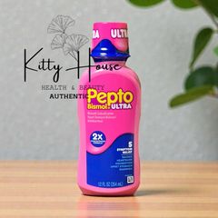 Dung dịch Pepto Bismol Ultra hỗ trợ giảm trào ngược và loét dạ dày, 354ml - Giảm ợ nóng, buồn nôn, đau bụng hiệu quả