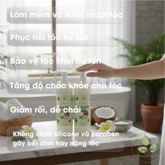 Combo Dầu Gội Bồ Kết & Dầu Xả Sữa Dừa Lam Mộc - Chăm Sóc Tóc Tự Nhiên, Giảm Gãy Rụng, Phục Hồi Tóc Hư Tổn, An Toàn, Không Silicone, Không Paraben