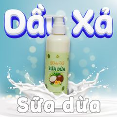 Dầu Xả Sữa Dừa Lam Mộc - Phục Hồi Tóc Hư Tổn, Dưỡng Tóc Suôn Mượt Tự Nhiên, An Toàn Cho Mọi Loại Tóc