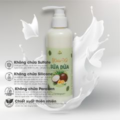 Dầu Xả Sữa Dừa Lam Mộc - Phục Hồi Tóc Hư Tổn, Dưỡng Tóc Suôn Mượt Tự Nhiên, An Toàn Cho Mọi Loại Tóc