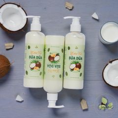 Dầu Xả Sữa Dừa Lam Mộc - Phục Hồi Tóc Hư Tổn, Dưỡng Tóc Suôn Mượt Tự Nhiên, An Toàn Cho Mọi Loại Tóc