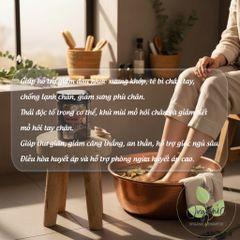 Muối Ngâm Chân Thảo Dược Thuốc Bắc Lam Mộc 500g - Detox, Thư Giãn, Giảm Đau Nhức Xương Khớp, Spa Tại Nhà