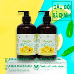 Dầu Gội Thảo Dược Sả Chanh Lam Mộc - Làm Sạch Da Đầu, Giảm Gàu, Nuôi Dưỡng Tóc Khỏe Mạnh, An Toàn Cho Nam Nữ
