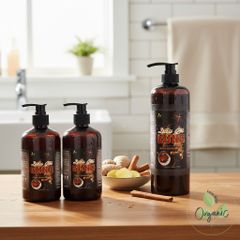 Dầu Gội Gừng Lam Mộc - Giảm Rụng Tóc, Kích Thích Mọc Tóc Từ Thảo Dược Thiên Nhiên, Không Silicone & Paraben, Dành Cho Nam Nữ