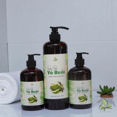 Dầu Gội Thảo Dược Vỏ Bưởi Lam Mộc Organic - Giảm Rụng Tóc, Kích Thích Mọc Tóc Tự Nhiên, Không Silicone & Paraben, An Toàn Cho Nam Nữ