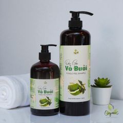 Dầu Gội Thảo Dược Vỏ Bưởi Lam Mộc Organic - Giảm Rụng Tóc, Kích Thích Mọc Tóc Tự Nhiên, Không Silicone & Paraben, An Toàn Cho Nam Nữ