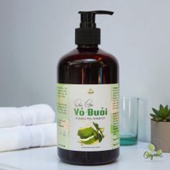 Dầu Gội Thảo Dược Vỏ Bưởi Lam Mộc Organic - Giảm Rụng Tóc, Kích Thích Mọc Tóc Tự Nhiên, Không Silicone & Paraben, An Toàn Cho Nam Nữ