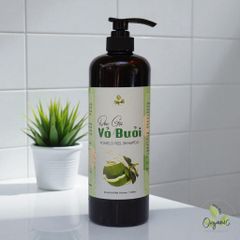 Dầu Gội Thảo Dược Vỏ Bưởi Lam Mộc Organic - Giảm Rụng Tóc, Kích Thích Mọc Tóc Tự Nhiên, Không Silicone & Paraben, An Toàn Cho Nam Nữ