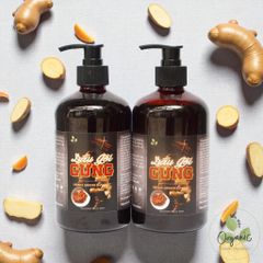 Combo Dầu Gội Gừng & Dầu Xả Sữa Dừa Lam Mộc – Chăm Sóc Tóc Hư Tổn, Giảm Rụng, Kích Mọc Tóc Khỏe Mạnh, An Toàn Cho Da Đầu Nhạy Cảm