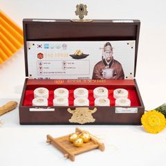 An Cung Ngưu Hoàng Hoàn Hansusam Uhwangcheongsimwon Hàn Quốc 10 Viên - Giúp Bồi Bổ Sức Khỏe và Phòng Chống Tai Biến