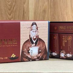 An Cung Ngưu Hoàng Hoàn Hansusam Uhwangcheongsimwon Hàn Quốc 10 Viên - Giúp Bồi Bổ Sức Khỏe và Phòng Chống Tai Biến